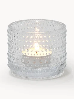 Portavelas|Jarrones></noscript>iittala Portavelas de vidrio Kastehelmi Transparente
