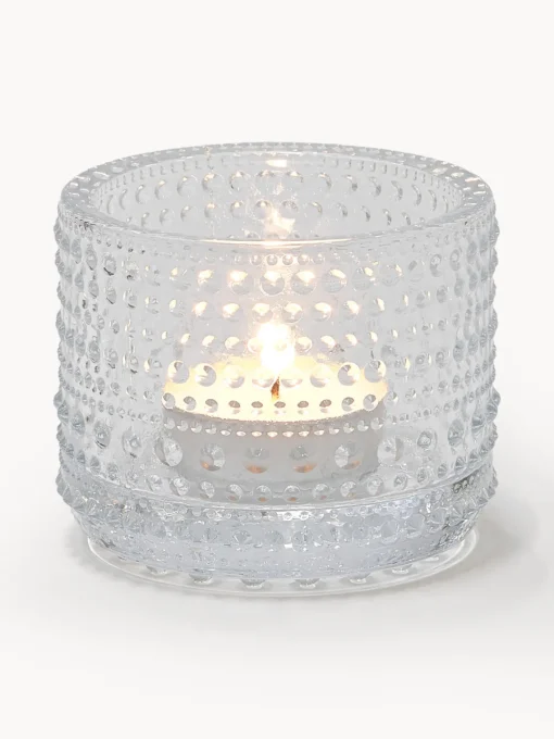 Portavelas|Jarrones>iittala Portavelas de vidrio Kastehelmi Transparente