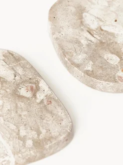 Outlet Posavasos asimétricos de mármol Lio, 4 uds. Posavasos|Vajillas Completas