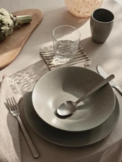 Posavasos|Vajillas Completas>Broste Copenhagen Posavasos de algodón con flecos Elouise, 4 uds.