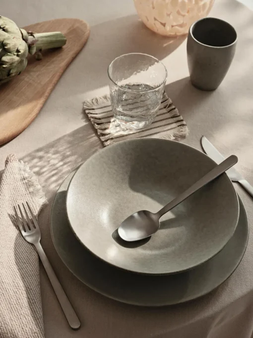 Posavasos|Vajillas Completas>Broste Copenhagen Posavasos de algodón con flecos Elouise, 4 uds.