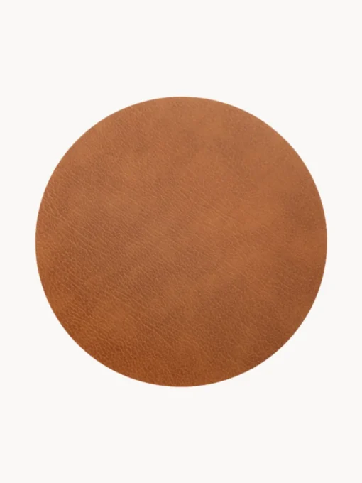 Posavasos|Vajillas Completas>Lind DNA Posavasos de cuero redondos Hot Marrón claro