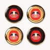 Posavasos de porcelana con oro Full Dose, 4 uds. Posavasos|Vajillas Completas