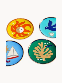 Posavasos|Vajillas Completas></noscript>Jonathan Adler Posavasos de porcelana Playa, 4 uds.