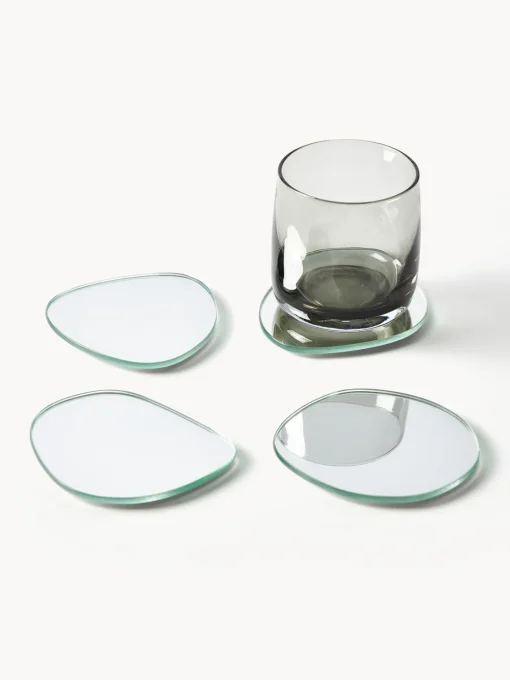Psavasos asimetricos Lio, 4 uds. Posavasos|Vajillas Completas