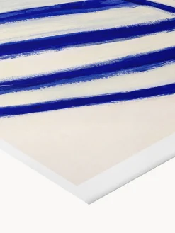 Póster Blue Stripe At Concorde by Sofia Lind x The Poster Club Pósters|Jarrones