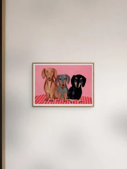 Pósters|Jarrones>POSTER & FRAME Póster Dachshunds