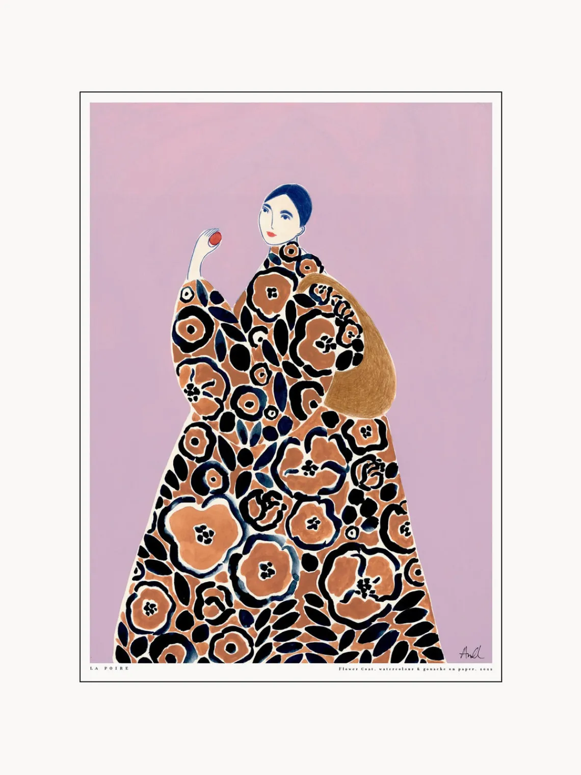 Pósters|Jarrones>POSTER & FRAME Póster Flower Coat