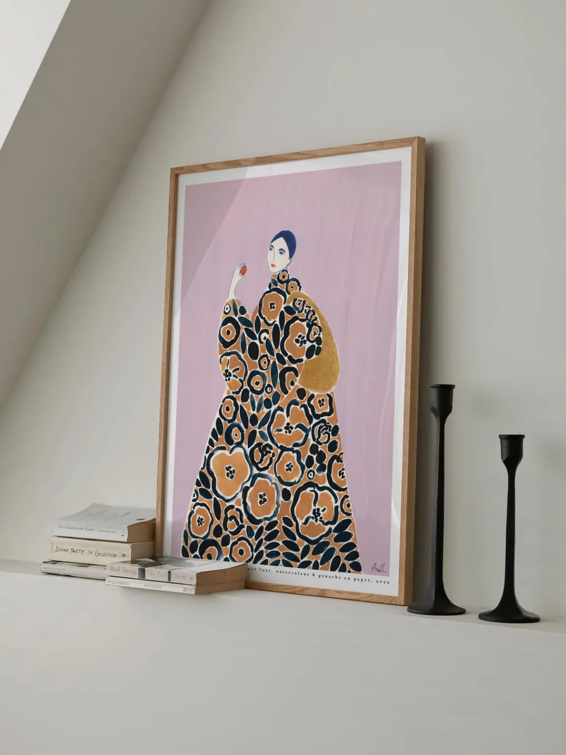 Pósters|Jarrones>POSTER & FRAME Póster Flower Coat