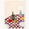 Hot Póster Italian Dinner Pósters|Jarrones
