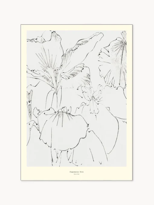 Discount Póster Japanese Iris Pósters|Jarrones