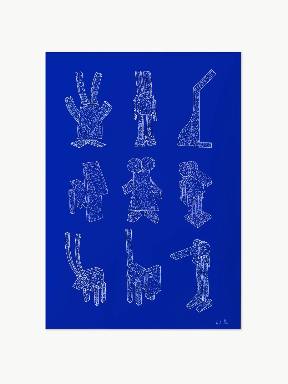 Pósters|Jarrones>Paper Collective Póster Offcut Animals