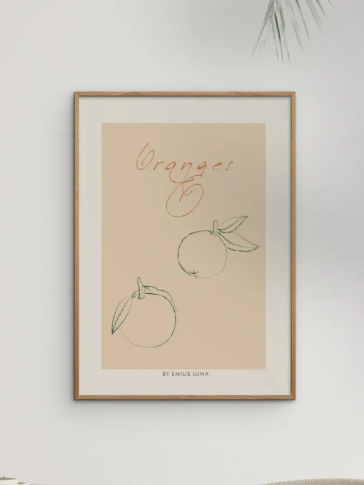 Pósters|Jarrones>POSTER & FRAME Póster Oranges 01