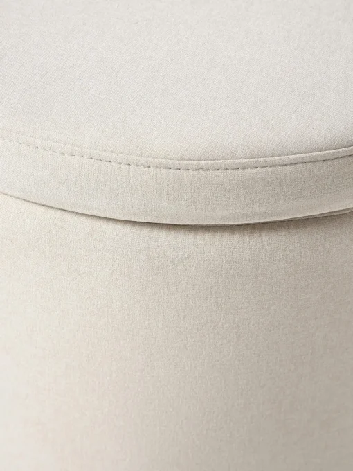 Pufs Y Otomanos|Pufs Y Otomanos>Westwing Collection Puf Alida, con espacio de almacenamiento Tejido blanco Off White