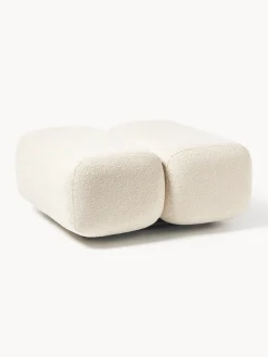 Pufs Y Otomanos|Pufs Y Otomanos>Westwing Collection Puf de borreguillo Caterpillar Borreguillo beige claro