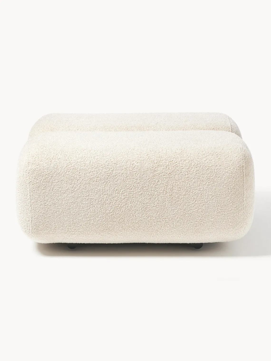 Pufs Y Otomanos|Pufs Y Otomanos>Westwing Collection Puf de borreguillo Caterpillar Borreguillo beige claro