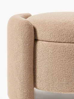 Pufs Y Otomanos|Pufs Y Otomanos></noscript>Westwing Collection Puf de borreguillo con espacio de almacenaje Benji Borreguillo beige