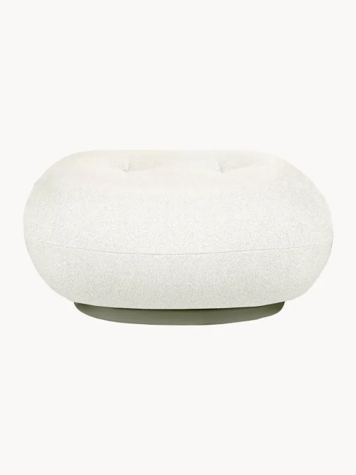 Puf De Exterior|Muebles De Jardín>GUBI Puf de exterior giratorio Pacha Tejido blanco, greige