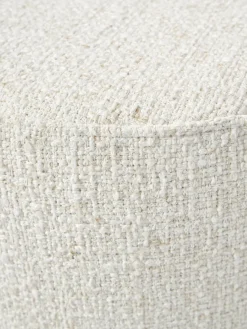 Pufs Y Otomanos|Pufs Y Otomanos></noscript>Westwing Collection Puf de tejido bouclé Orchid Bouclé blanco crema, negro
