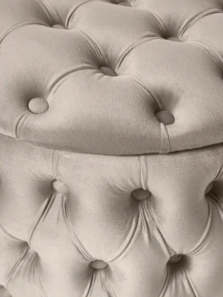 Discount Puf de terciopelo Chiara, con espacio de almacenamiento Pufs Y Otomanos|Pufs Y Otomanos