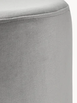 Pufs Y Otomanos|Pufs Y Otomanos></noscript>Westwing Collection Puf de terciopelo Daisy Terciopelo gris