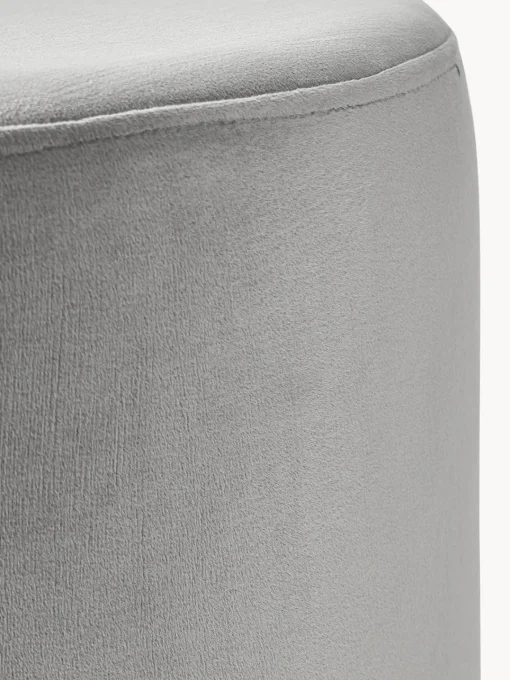 Pufs Y Otomanos|Pufs Y Otomanos>Westwing Collection Puf de terciopelo Daisy Terciopelo gris
