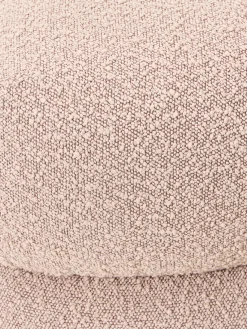 Pufs Y Otomanos|Pufs Y Otomanos></noscript>Westwing Collection Puf en tejido bouclé Ellie Bouclé rosa oscuro