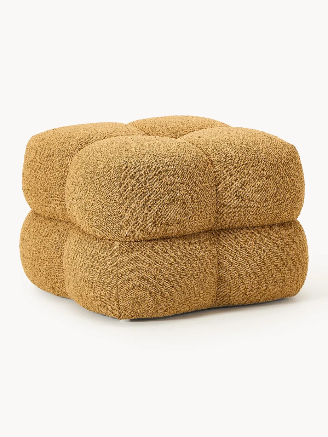 Online Puf en tejido bouclé Ellie Pufs Y Otomanos|Pufs Y Otomanos