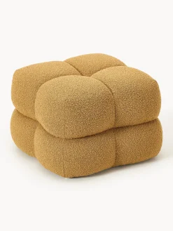 Online Puf en tejido bouclé Ellie Pufs Y Otomanos|Pufs Y Otomanos