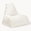 Clearance Puf en tejido bouclé Woolly Sillones Pequeños|Sillones