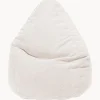 Hot Puf en tejido bouclé Woolly Sillones Pequeños|Sillones