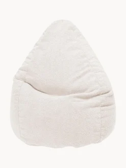 Hot Puf en tejido bouclé Woolly Sillones Pequeños|Sillones