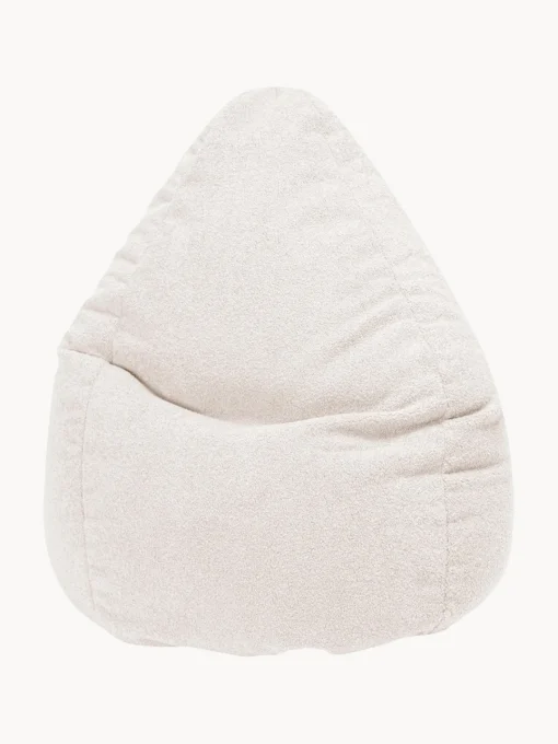 Hot Puf en tejido bouclé Woolly Sillones Pequeños|Sillones