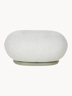New Puf giratorio de exterior en tejido de bouclé Pacha Puf De Exterior|Muebles De Jardín