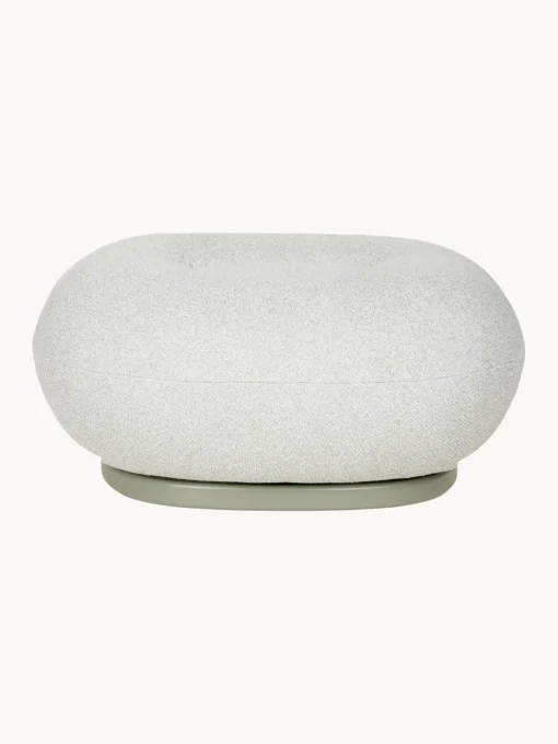 New Puf giratorio de exterior en tejido de bouclé Pacha Puf De Exterior|Muebles De Jardín