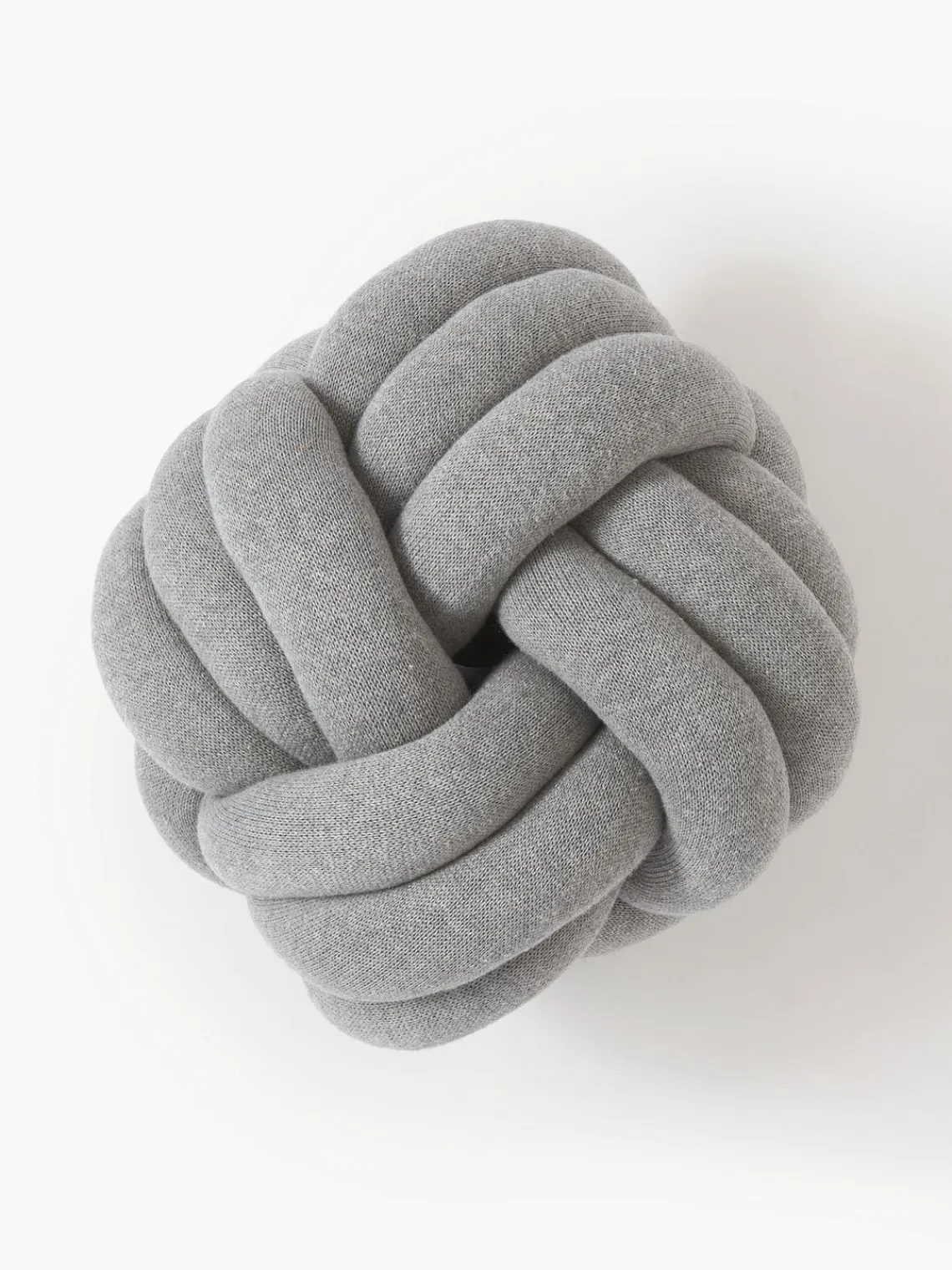 Cojines Decorativos|Mantas>Westwing Collection Puf nudo Twist Gris claro