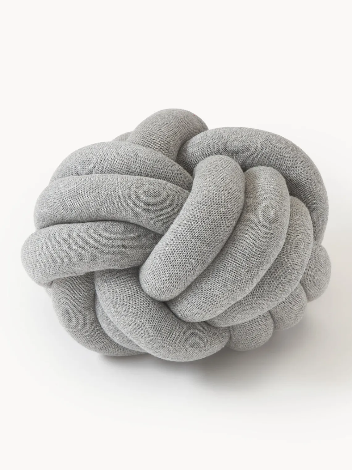 Cojines Decorativos|Mantas>Westwing Collection Puf nudo Twist Gris claro