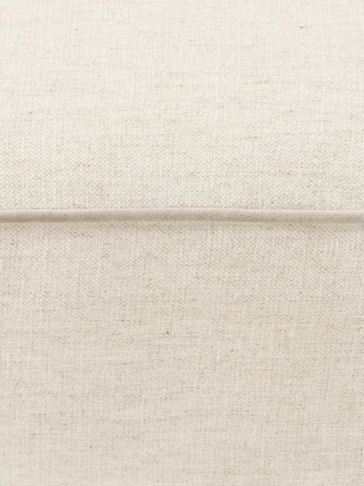Reposapiés|Sofás>Westwing Collection Puf reposapiés Bobi Tejido beige claro, beige
