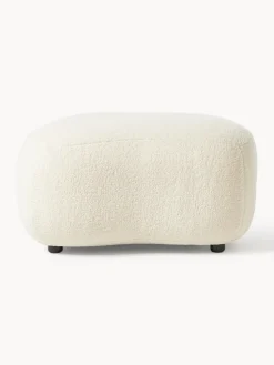 Reposapiés|Sofás></noscript>Westwing Collection Puf reposapiés de borreguillo Alba Borreguillo blanco Off White