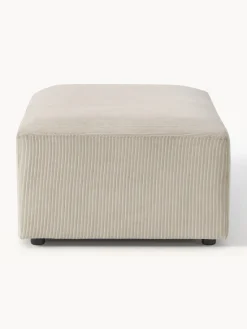 Reposapiés|Sofás></noscript>Westwing Collection Puf reposapiés de pana grande Melva, An 116 x F 72 cm Pana beige claro