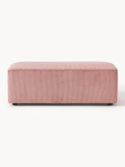 Sale Puf reposapiés de pana grande Melva, 116 x 42 cm Reposapiés|Sofás