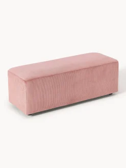 Sale Puf reposapiés de pana grande Melva, 116 x 42 cm Reposapiés|Sofás