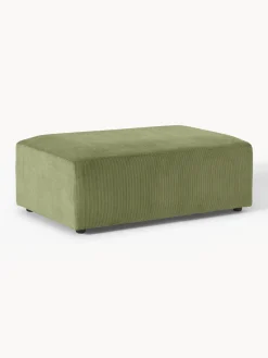 Clearance Puf reposapiés de pana grande Melva, An 116 x F 72 cm Reposapiés|Sofás
