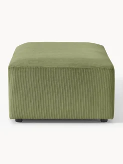 Clearance Puf reposapiés de pana grande Melva, An 116 x F 72 cm Reposapiés|Sofás