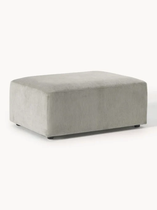 Online Puf reposapiés de pana Melva, An 99 x F 72 cm Reposapiés|Sofás
