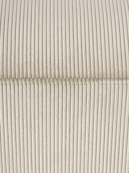 Reposapiés|Sofás>Westwing Collection Puf reposapiés de pana Melva, An 99 x F 72 cm Pana beige claro