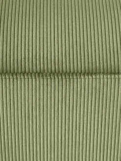 Reposapiés|Sofás></noscript>Westwing Collection Puf reposapiés de pana Melva, An 99 x F 42 cm Pana verde oliva