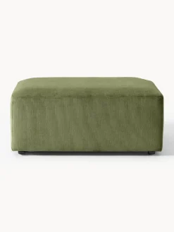 Discount Puf reposapiés de pana Melva, An 99 x F 72 cm Reposapiés|Sofás