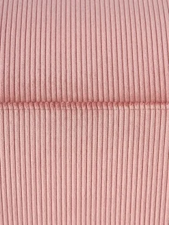 Reposapiés|Sofás></noscript>Westwing Collection Puf reposapiés de pana Melva, An 99 x F 72 cm Pana rosa palo