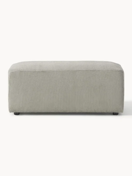 Hot Puf reposapiés de pana Melva, 99 x 42 cm Reposapiés|Sofás